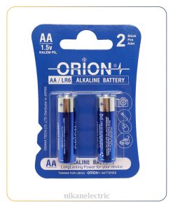 باتری قلمی اوریون مدلAlkaline بسته ۲ عددی