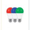 لامپ حبابی 9وات رنگی پارس شوان