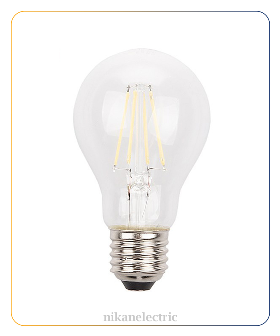 لامپ فیلامنتی 6وات حبابی نور پایه E27