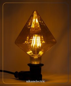 لامپ فیلامنتی 6وات طرح الماس پایه E27