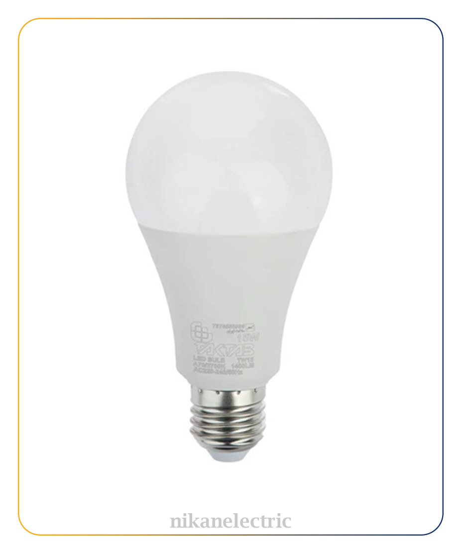 لامپ ۱۵وات LED تکتاب