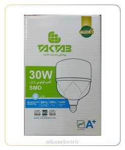 لامپ ۳۰ وات ال ای دی تکتاب