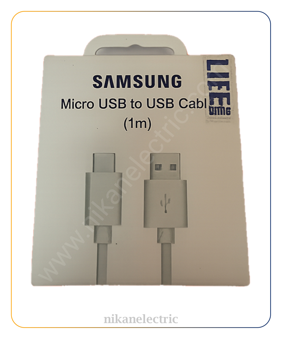 کابل شارژ Micro USB به USB ویرا مدل سامسونگ کابل شارژ Micro USB به USB ویرا مدل سامسونگ