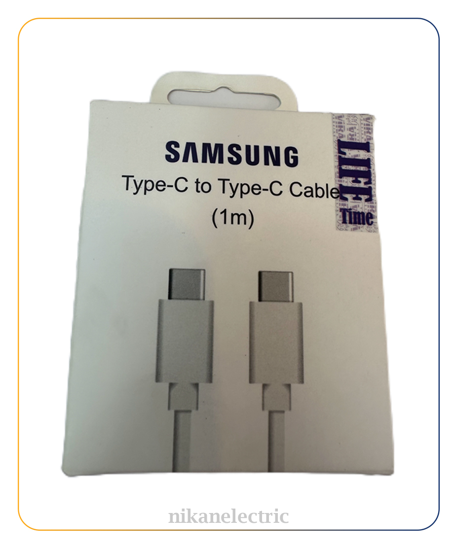 کابل شارژ Type C به Type C ویرا کابل شارژ Type C به Type C ویرا