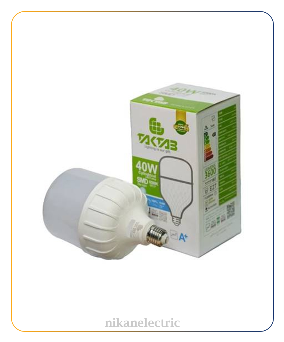 لامپ 40 وات LED تکتاب لامپ 40 وات LED تکتاب - تصویر 1